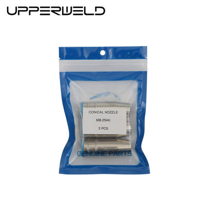 Sliver 57mm Length UPPER 25AK Gas Nozzle Binzel Mig Welding Torch Mig Welding Consumable