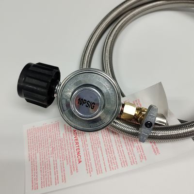 Certified Welding Torch Silver Low Pressure Propane Burner Regulator for Gas Grill Heater