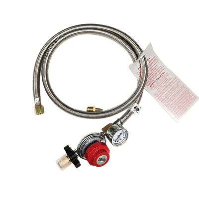 Long-Lasting Propane Tank Regulator Hose for Silver Welding Torch with Pressure Gauge