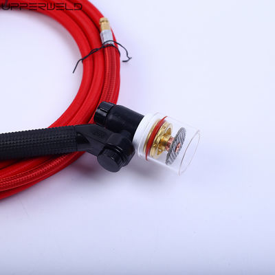 WP17/18/26 WP9/20 Tig Welding Torch Kit NR-17-12-50EU PLUG WITH 2P18GSLD CLEAR NOZZLE