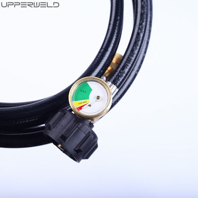 Propane Extension Burner Hose with Gauge for Burning Gas Transport and Welding Torch