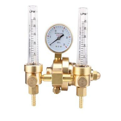 1/4-Inch Female Flare Inlet Connection Single Flowmeter for Argon Nitrogen Regulator