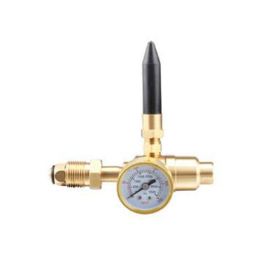 CO2 Gas Regulator Full Copper Flowmeter for Mig Welding Brass Yellow Valves Included