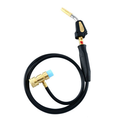Self-Lighting Adjustable Swirl Flame Blow Torch for Gold Melting and Trigger Ignition