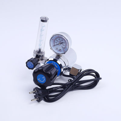 Argon Regulator With Flowmeter for TIG Welder MIG Welding CO2 Pressure Gauge CGA580