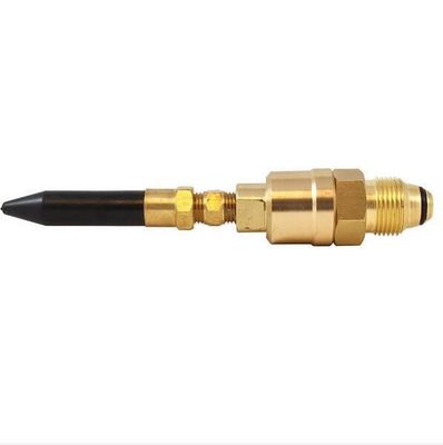 Balloon Inflator Brass Yellow Helium Gas Regulator with Hand Tight Cylinder Gauge