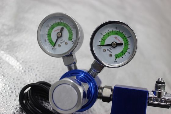W21.8 G5/8 Thread Aquariums co2 regulator with solenoid valve 3500PSI output Pressure