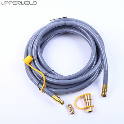 Flexible and Durable 6/9mm Natural Gas Hose with Quick Connect Kit 3/8-Inch Diameter