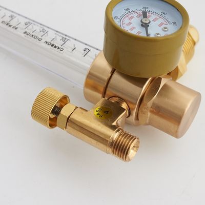 High Pressure Gas Reduction Dual Output Argon Regulator Flowmeter for CO2 Air Control