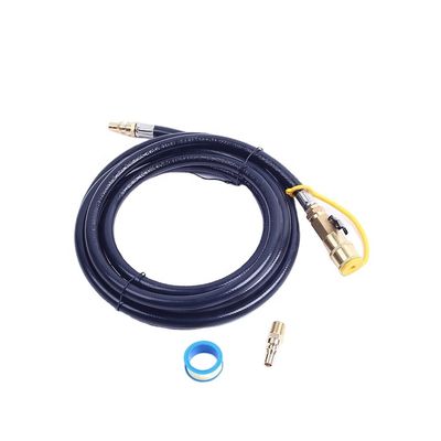 Cutting Upper Propane Quick Connect Hose with BBQ Grill and Natural Gas Fittings