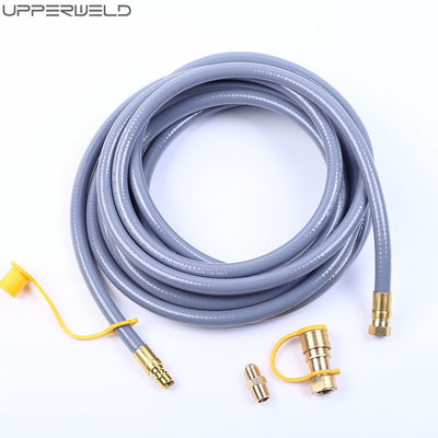 Gas Grill Stainless Braided Propane Hose Adapter Gas Hose Extension Assembly for Fire Pit