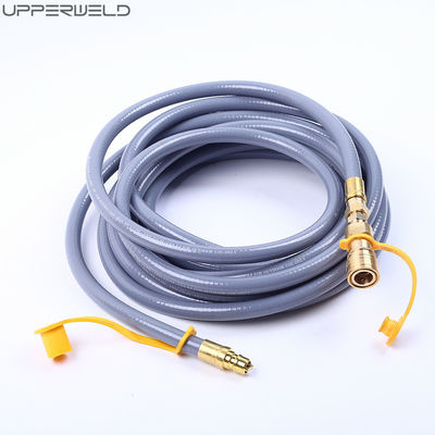Gas Grill Stainless Braided Propane Hose Adapter Gas Hose Extension Assembly for Fire Pit