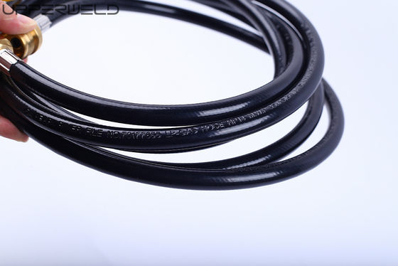 Black Rubber BBQ Grill Hose for Upper Welding Hose Propane Quick Connect Caravan
