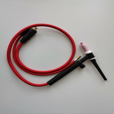 WP-26V-R 35-70 EU Plug TIG Torch kit Air Cooled Welding Gun with Gas Valve 200A Black Red