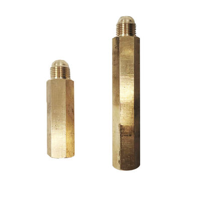 LPG Hose Brass Thread Extension Rod Connector Pipe Fitting 1/8&quot; 1/4&quot; 3/8&quot; Female Head