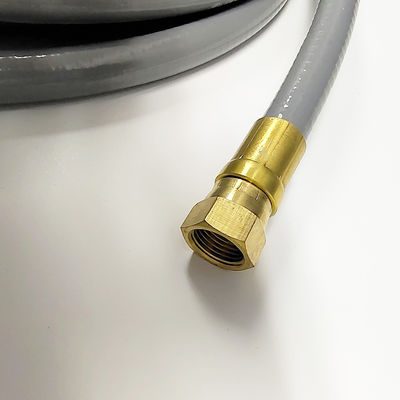 Stainless Steel 12 Feet 1/2-Inch Natural Gas Hose for BBQ Grill Patio Heater
