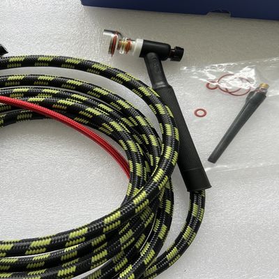 Flexible Torch Head 10-25EU Plug TIG Welding Set with 4M Cable 5 Pole Connector 150A