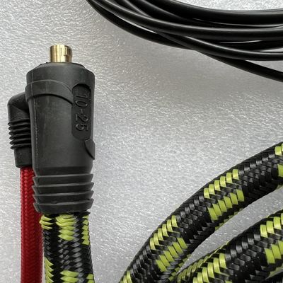 Flexible Torch Head 10-25EU Plug TIG Welding Set with 4M Cable 5 Pole Connector 150A