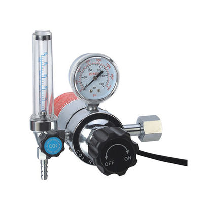 Fish Tank CO2 Regulator with Check Valve Dual Gauge Display CGA320 Thread Solenoid 110V
