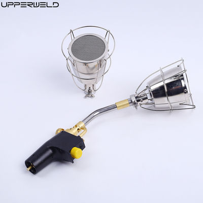 1300degree Flame Feature Brass Propane Torch Adjustable Flame and Easy Push Ignition