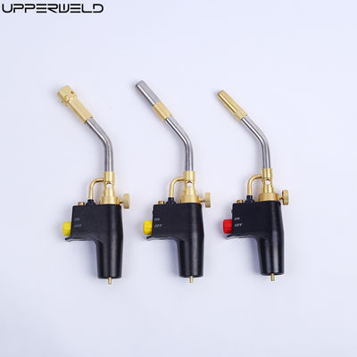 1300degree Flame Feature Brass Propane Torch Adjustable Flame and Easy Push Ignition