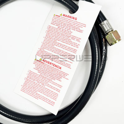 5FT LPG Hose and Valve Adjustable 0-5PSI Pressure Propane Regulator for Gas Cylinder