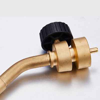 Heating Torch CGA600 Brass Pencil Flame Torch Propane MAPP Welding Torch Head for Brazing Soldering
