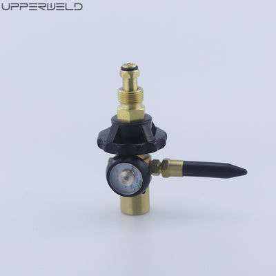 Outlet Nut Screw Balloon Filler Regulator with Cylinder Content Gauge and Rubber Nozzle