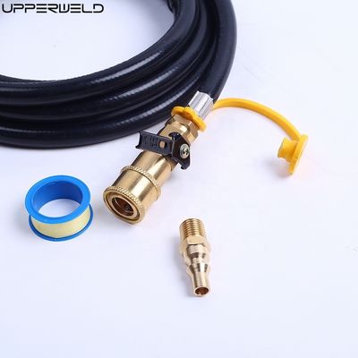 Low Pressure Propane Hose for Portable Grill Quick Connect RV Extension Rubber Hose