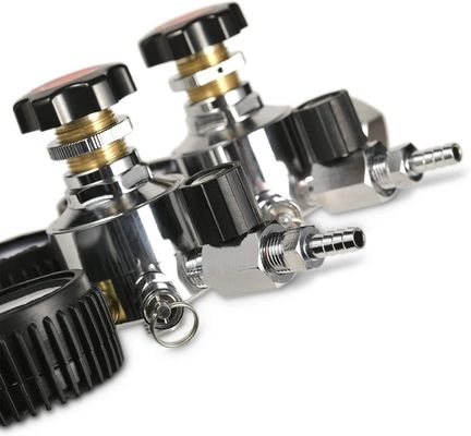 Customized Outlet Nut Screw Beer Keg CO2 Regulator with Safety Pressure Relief Valve