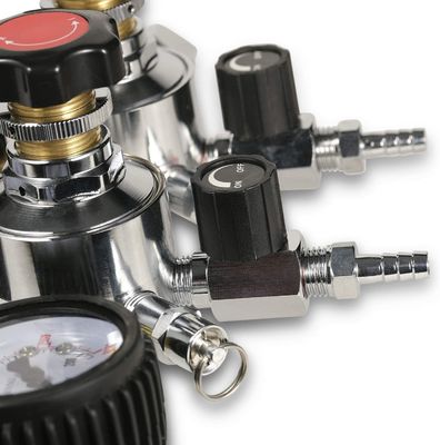 Customized Outlet Nut Screw Beer Keg CO2 Regulator with Safety Pressure Relief Valve