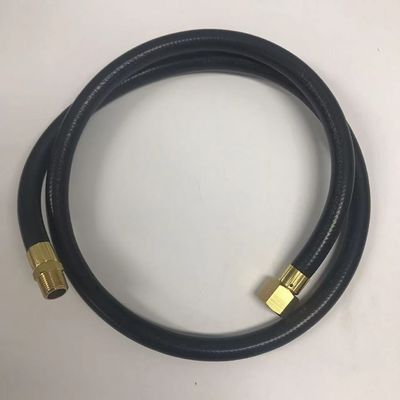 3/8&quot; MNPT x 1/2&quot; Female Flare Swivel Rubber LPG Hose for High Pressure Propane Tanks