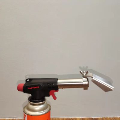 Outdoor Camping Kitchen Cooking Heating Torch with Propane MAPP Attachment in Silver