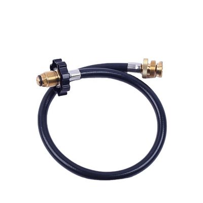 Motorhomes Tank RV Camping Black LPG Propane Brass Adapter Hose Kit 5 ft and 12 ft Hose
