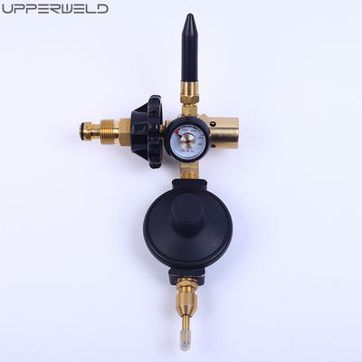 Copper Helium Balloon Inflator Filler Valve Regulator with Gauge and Auto Shut Off