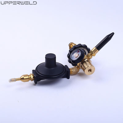 Copper Helium Balloon Inflator Filler Valve Regulator with Gauge and Auto Shut Off