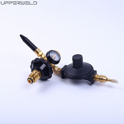 Copper Helium Balloon Inflator Filler Valve Regulator with Gauge and Auto Shut Off