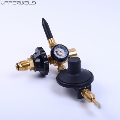 Copper Helium Balloon Inflator Filler Valve Regulator with Gauge and Auto Shut Off
