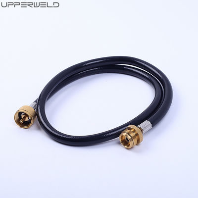 15 ft Hose Black Upper LPG Propane Brass Adapter Hose Kit for Motorhomes Tank RV Camping