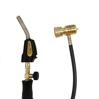Brazing MAPP Torch Propane Turbo Heating Torch for Refrigeration HVAC Black Finish