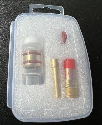 TIG Accessories Clear Nozzle Kit 53GQ Gas Lens Adapter Wedge Collet for Clear Welding