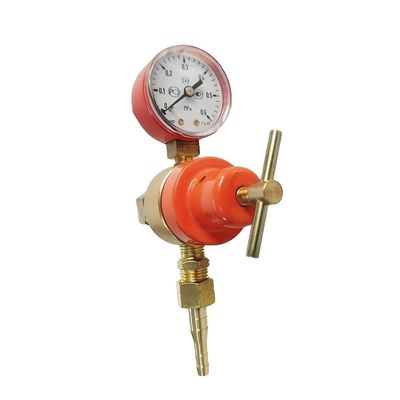 Orange Brass Material Russia Type Propane Gas G7/8 Regulator for Cutting Applications