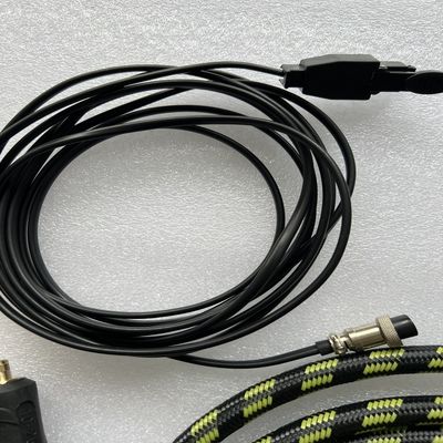 TIG Torch Set Air Cooled Welding Gun with 4m Cable 9mm Hole Diameter Black Green 1.2KG