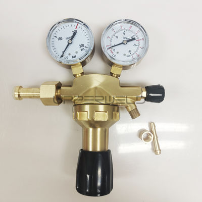 Brass G3/4 Inlet Connector Thread Nitrogen Gas Regulator for Oxygen Nitrogen and CO2