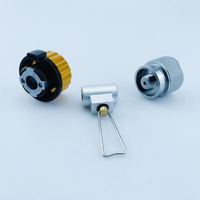 LPG Brass Conversion Adapter for Camping Gas Stove Canister Gas Convertor Shifter Refill