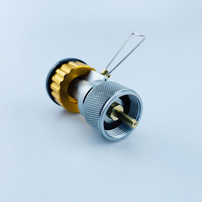 LPG Brass Conversion Adapter for Camping Gas Stove Canister Gas Convertor Shifter Refill