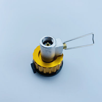 LPG Brass Conversion Adapter for Camping Gas Stove Canister Gas Convertor Shifter Refill