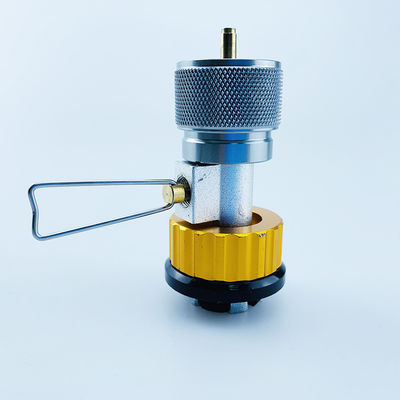 The Brass Adapter for Gas Burner and Butane Cylinder Tank Camping Stove Propane Refill