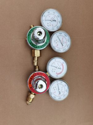 Welding Cutting Kit Oxygen Acetylene Gas Regulator with Twin Hose and Cutting Nozzle