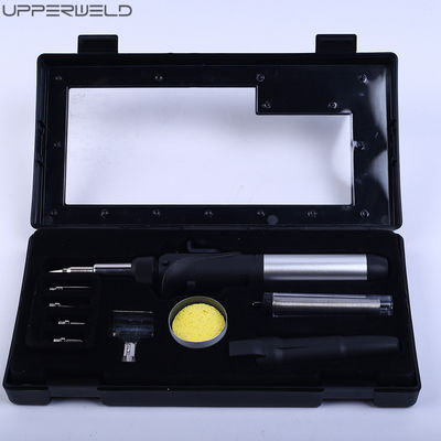 Butane Soldering Iron Multi-Purpose Kit Self-Igniting Station with Adjustable Flame